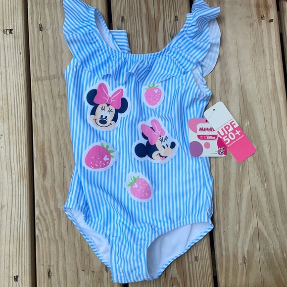 NWT- Minnie Mouse Swimsuit Size 5T - Picture 1 of 7